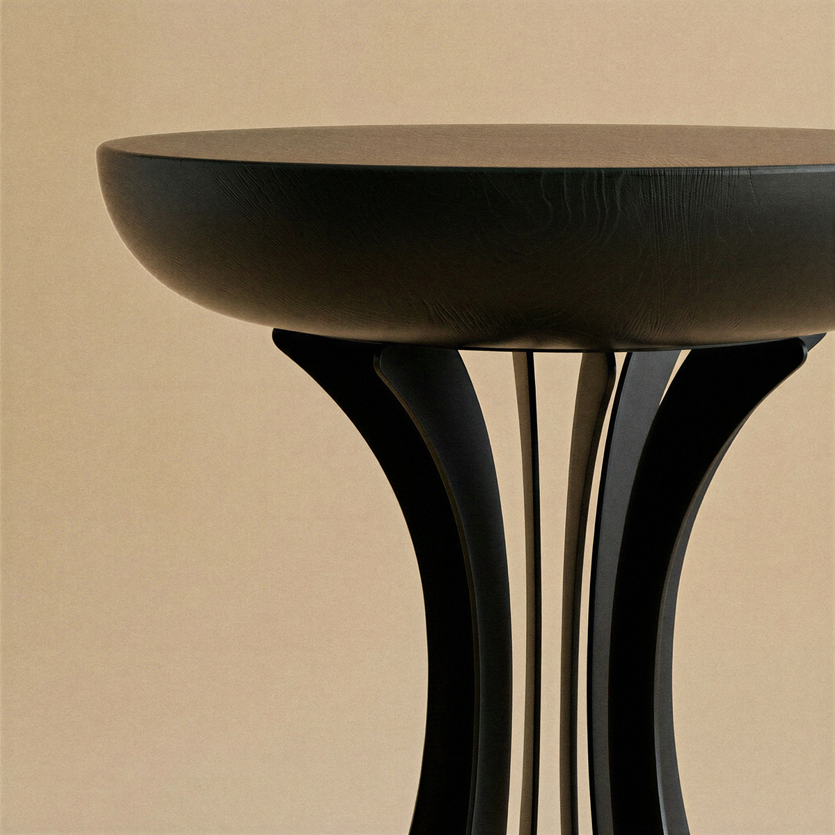 Table d'appoint Fibonacci - Acier noir